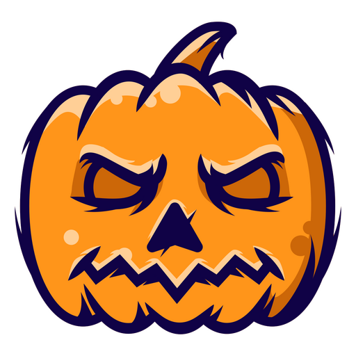 K?rbis-Halloween-Symbol PNG-Design