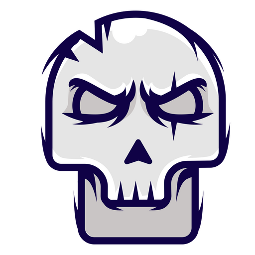 Skull Halloween icon PNG Design