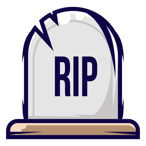 Grave Halloween icon PNG Design