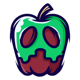 Halloween apple  PNG Design