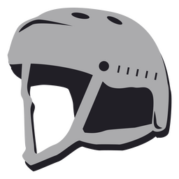 Bicycle helmet flat design
