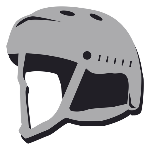 Diseño plano de casco de bicicleta Diseño PNG