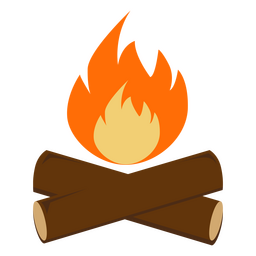 Bonfire simple design PNG Design