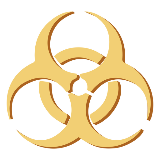 Toxic waste icon  PNG Design