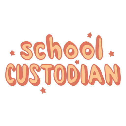 School guardian custodian PNG Design
