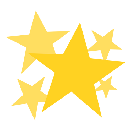 gelbe Sterne png