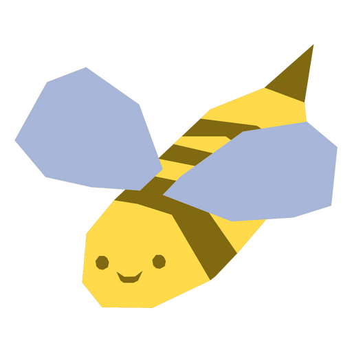 Bee smiling PNG Design