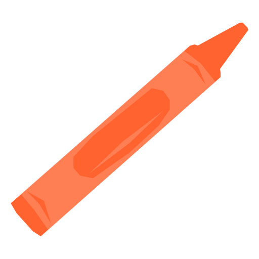 crayón naranja