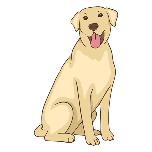 Golden retriever animal dog PNG Design