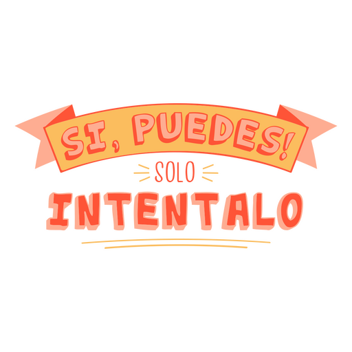 You can Spanish quote badge PNG Design