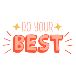Citação motivacional de incentivo Desenho PNG