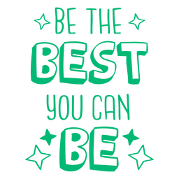 Best motivational educational school quote badge PNG Design