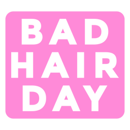 Cita del día del mal cabello Diseño PNG