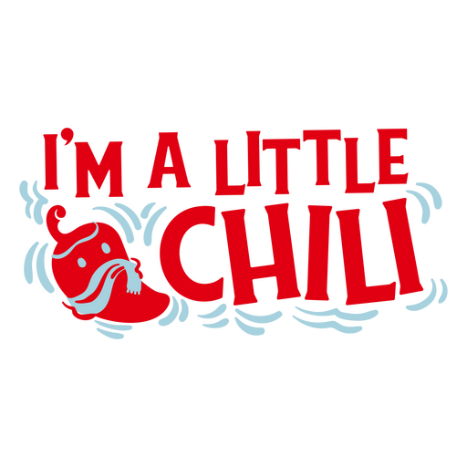 Pequeña insignia de cita de juego de palabras de chili Diseño PNG