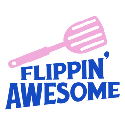 Distintivo de citação de trocadilho incrível Flippin&#39; Desenho PNG Transparent PNG