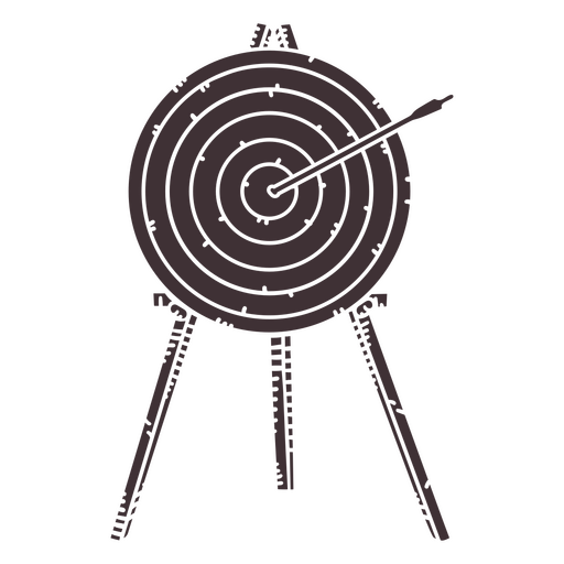 Alvo de flecha de tiro com arco Desenho PNG