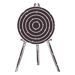 Alvo alvo de flecha de tiro com arco Desenho PNG