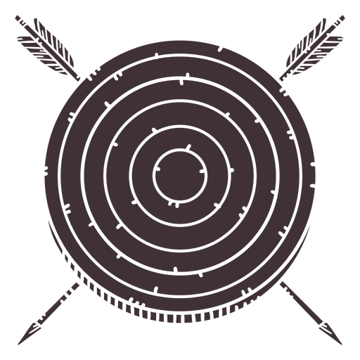 Target bull's eye PNG Design