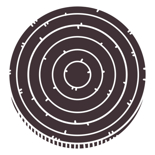 Bull's eye archery target PNG Design