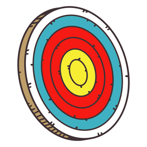 Target sport archery PNG Design