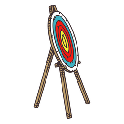 Ojo de buey de tiro con arco Diseño PNG