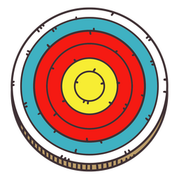 Alvo de tiro com arco Desenho PNG