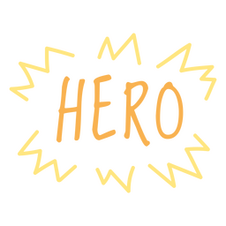 Hero quote doodle