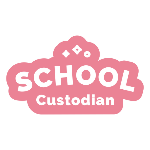 School custodian education quote badge