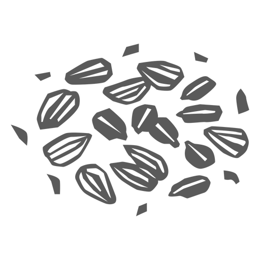 Samen ausgeschnitten botanisch PNG-Design