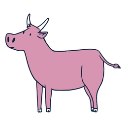 Kuhfarm Naturtier PNG-Design