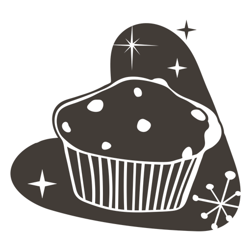 Mit Muffins gefüllte Streicheleinheiten PNG-Design