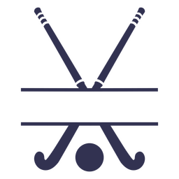 Hockeyschläger und Ball PNG-Design Transparent PNG