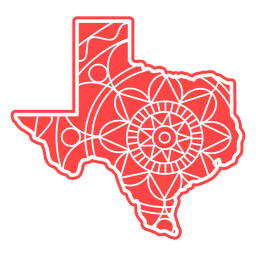 Mapa da Mandala do Texas