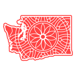 Mapa da Mandala de Washington