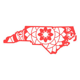 Estados da mandala da Carolina do Norte