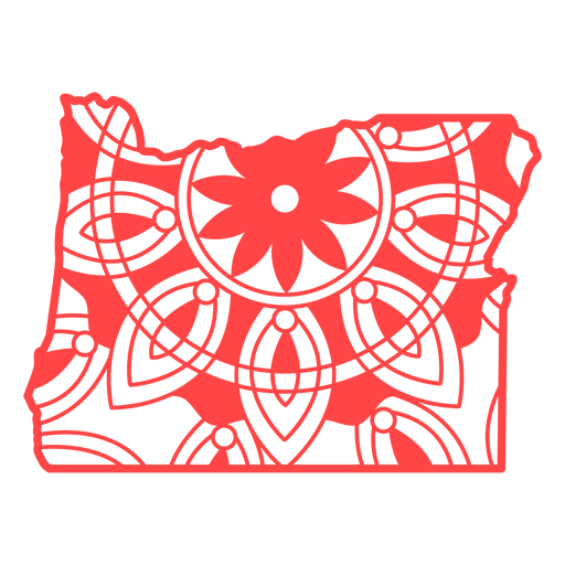 Mandala dos Estados oregon Desenho PNG