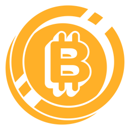 Goldene Bitcoin-Münze PNG-Design