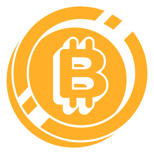 Moeda de bitcoin dourada Desenho PNG