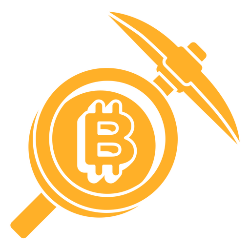 Bitcoin und holen PNG-Design