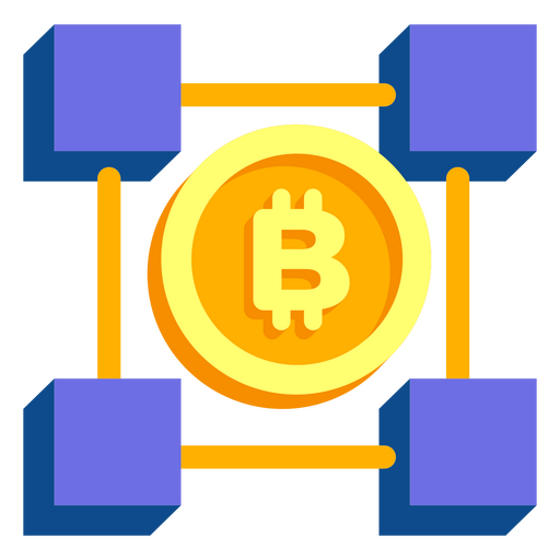 Rede Bitcoin Desenho PNG