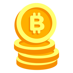 pila de bitcoins Diseño PNG