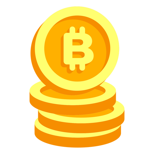 pila de bitcoins Diseño PNG