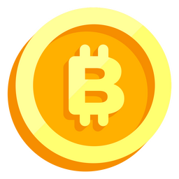 Einzelne Bitcoin-Münze PNG-Design Transparent PNG