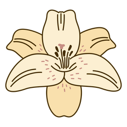 Light pink flower design PNG Design