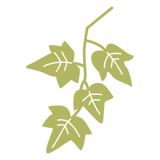 Grüne Blätter ausschneiden PNG-Design
