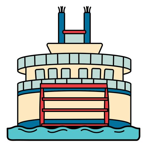 Barco a vapor a remo