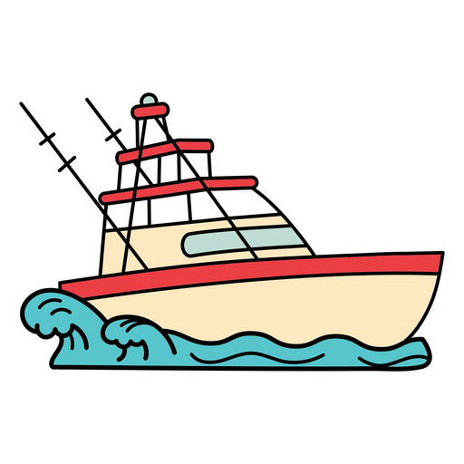 Transporte de barco aquaviário Desenho PNG