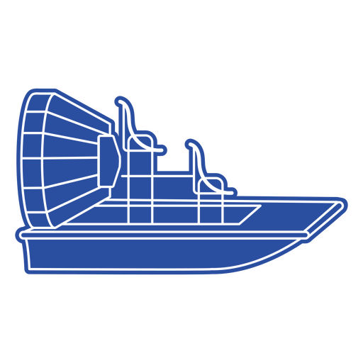 Einfaches Design des Wasserboots PNG-Design