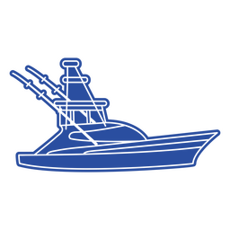 Water boat silhouette PNG Design Transparent PNG