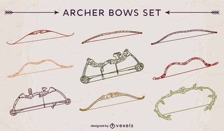 Archer bows stroke set